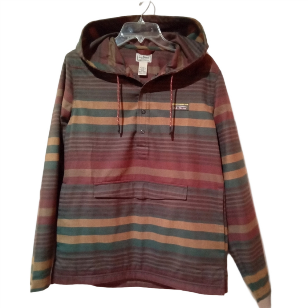 L.L Bean Men’s Katahdin Anorak Performance Flannel Size Small/Reg